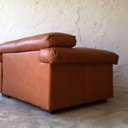 Leather armchair designed by Afra and Tobia Scarpa for B&B Italy, 1970s