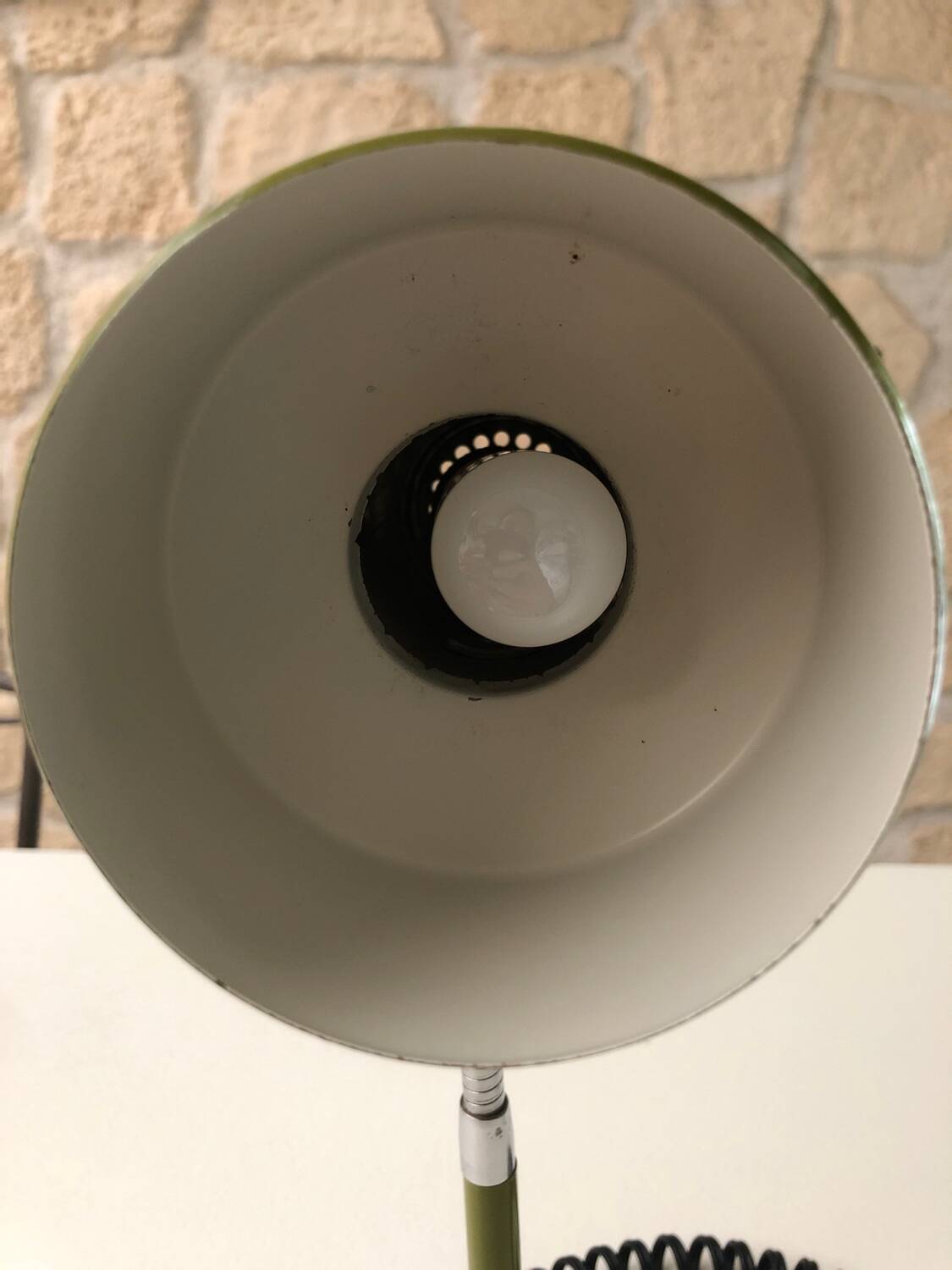 Metal desk lamp