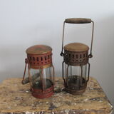 Set of two industrial lanterns