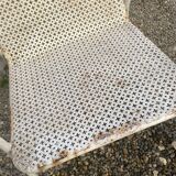 4 fauteuils de jardin style Matégot
