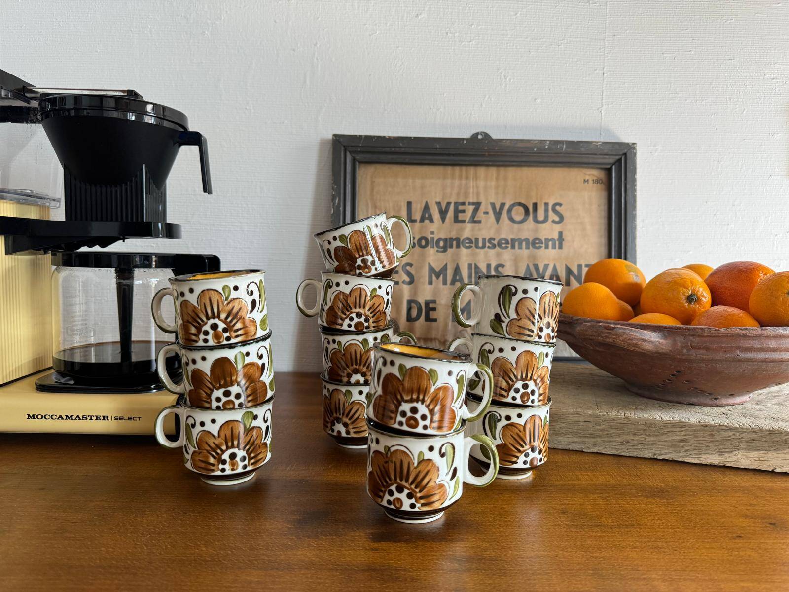 Boch La Louvière cups - Paradiso series