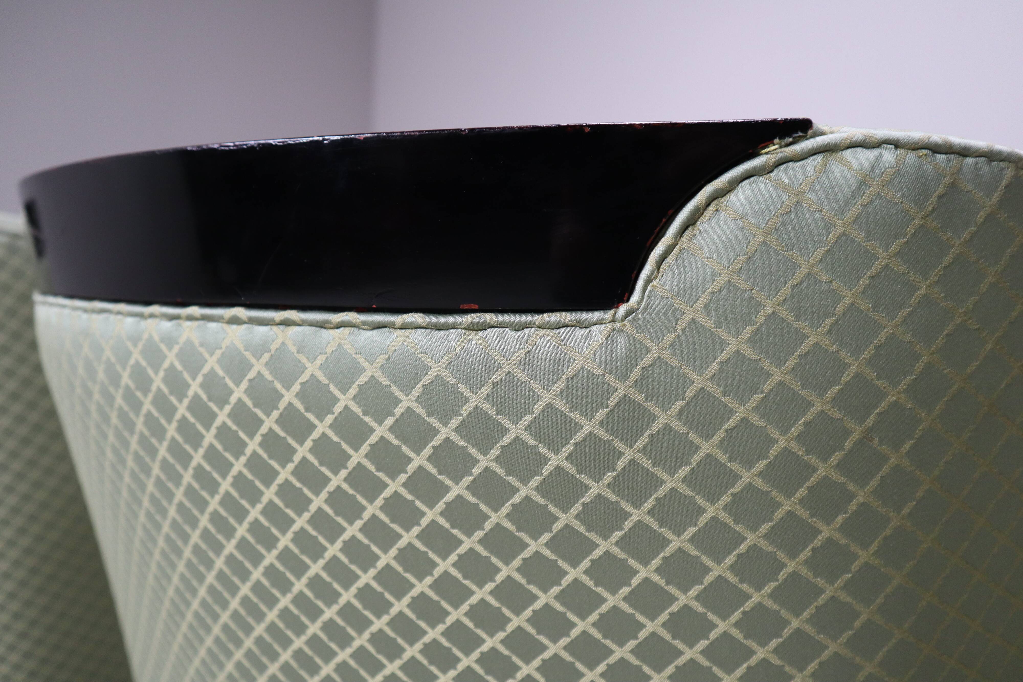 Set of four Art Deco armchairs, 1930-1950