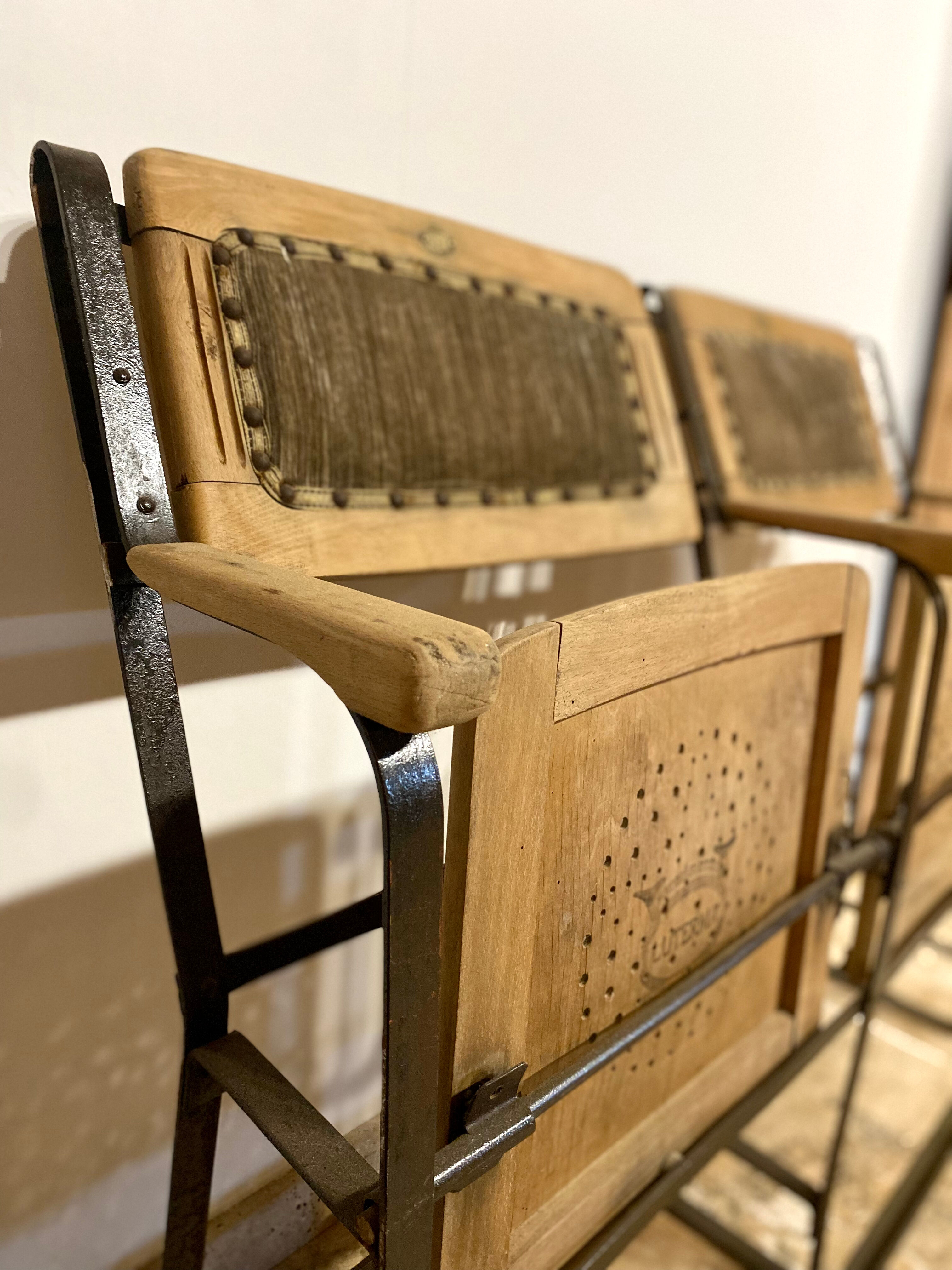 Fauteuils de théâtre Luterma début XXème