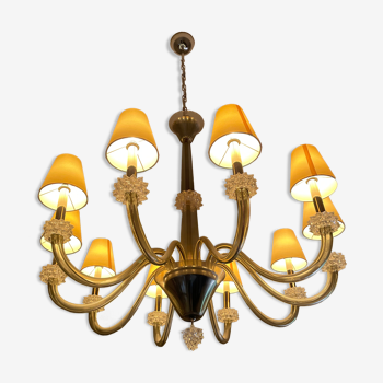 Barovier&Toso chandelier amsterdam 10 arms