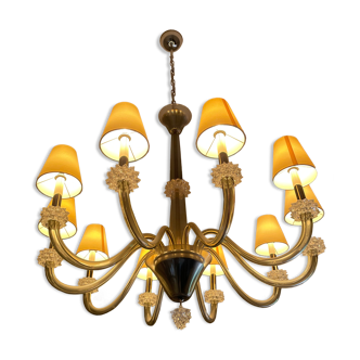 Barovier&Toso chandelier amsterdam 10 arms