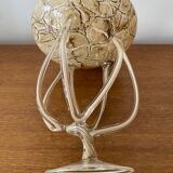 Antique medusa cup josefina krosno multi-layer blown glass vintage