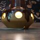 Fat lava ceramic floor lamp by Baudin
