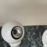 Pair of 1960s eyeball wall lights