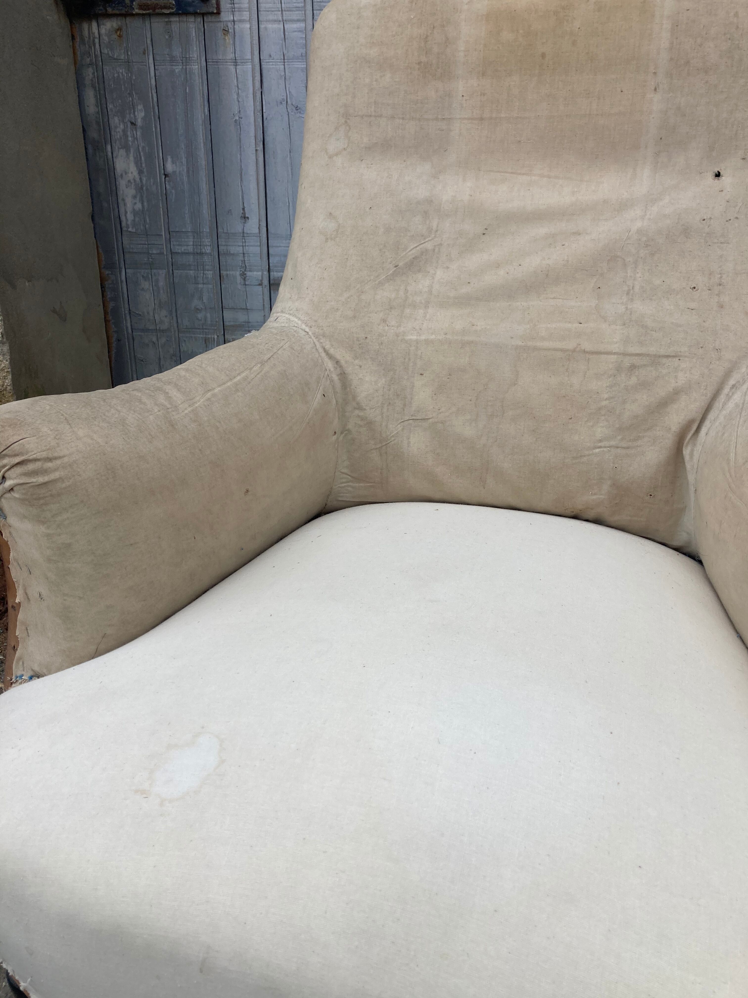 Paire de fauteuils anciens Napoléon III