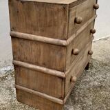 Small Bauhaus vintage chest of drawers from the 1960s.