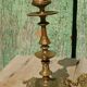 Pair of antique brass candlesticks – Napoleon III style