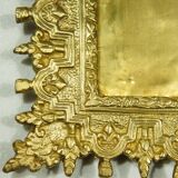 Photo frame "fleur de lys" in chiseled gilded bronze