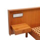 Vintage double bed with floating nightstands, made in the 1960s