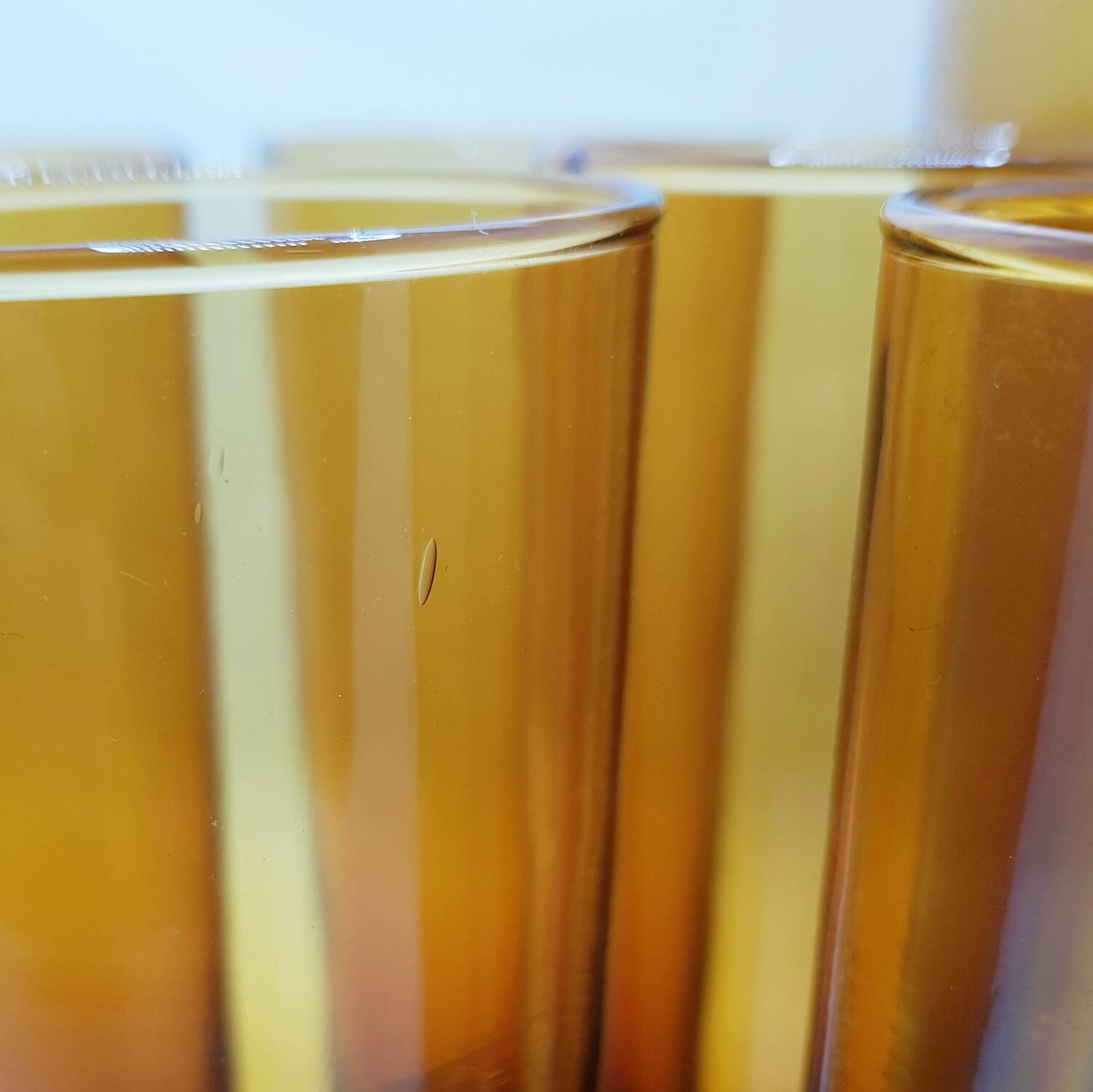 Service à orangeade en verre soufflé à la main