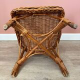 Small wicker children's armchair