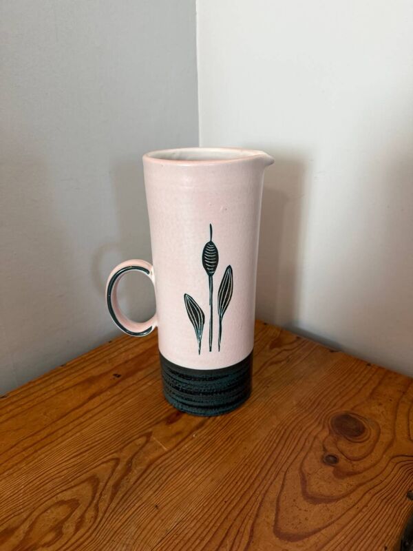 Vase, pichet en céramique vernissée de Yvon Roy à Durtal, années 60