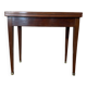 Folding game table – Louis XVI-Directoire style – Solid mahogany and brass