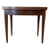 Folding game table – Louis XVI-Directoire style – Solid mahogany and brass