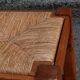 Tabouret paillé en chêne