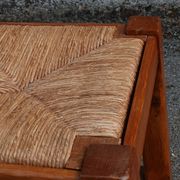 Oak straw stool