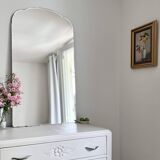 Beveled art deco mirror