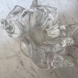 Cendrier en verre en forme de soleil
