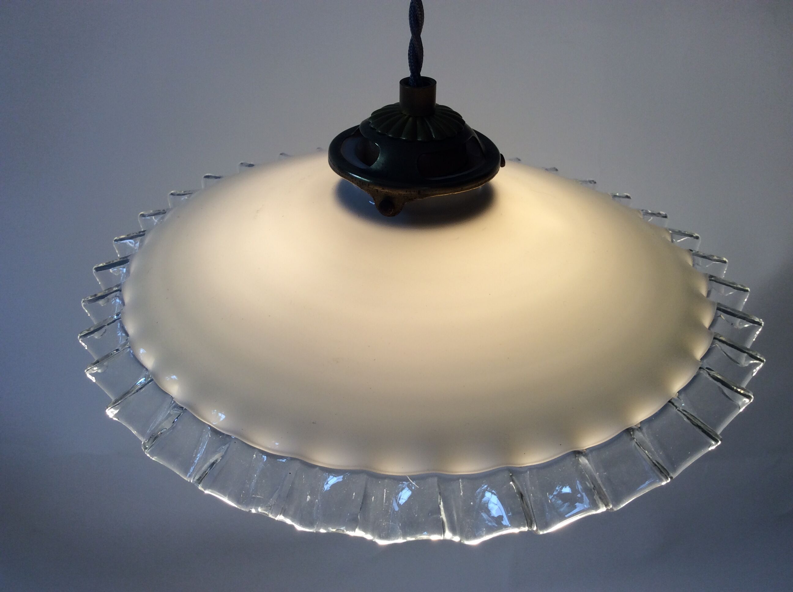 Vintage opaline hanging