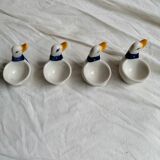 Vintage ceramic duck eggcups