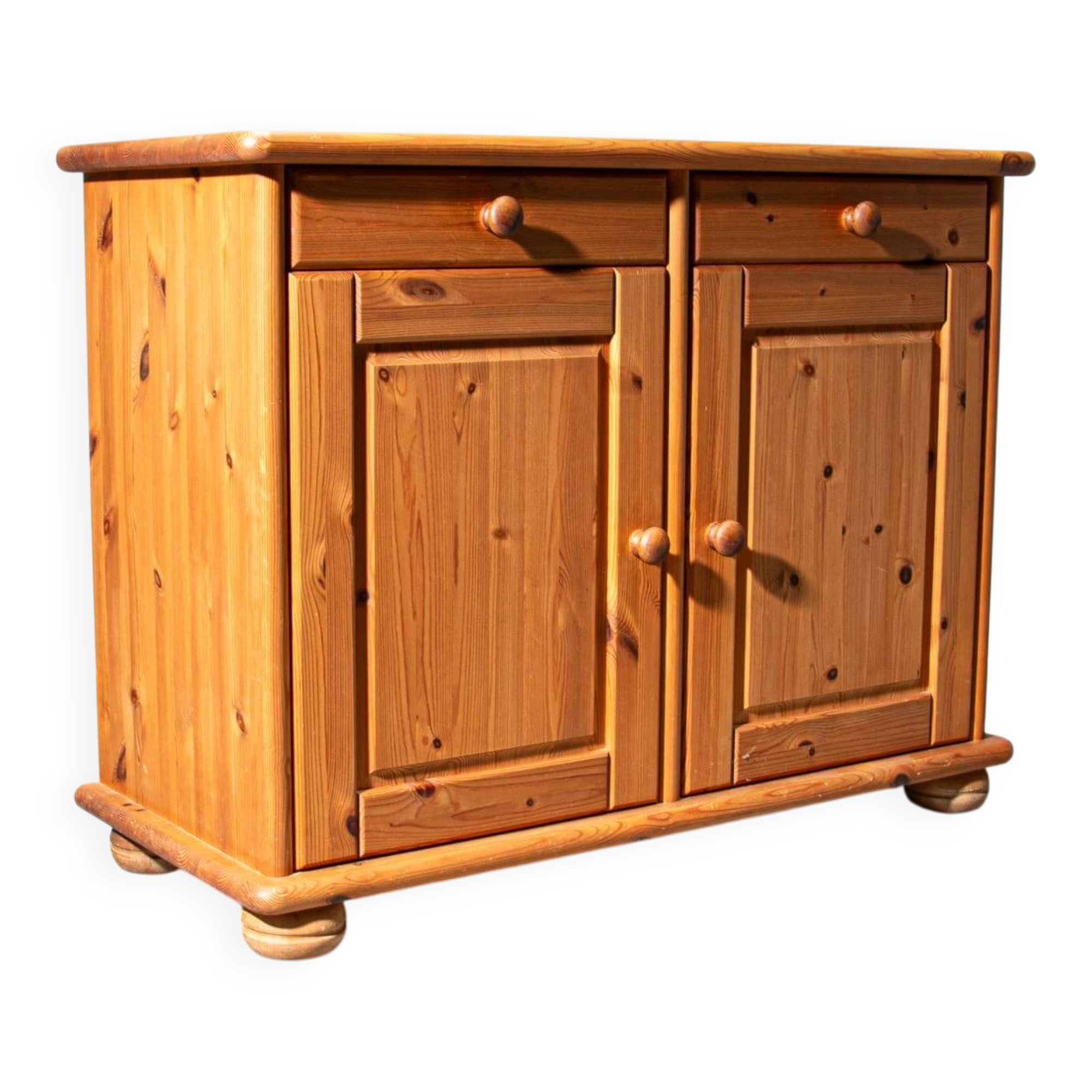 Petit buffet danois en pin des années 1980
