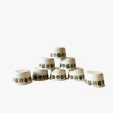 Set of 8 vintage Villeroy and Boch Luxembourg ramekins - floral decoration