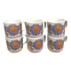 6 vintage coffee cups from the 70s, Monopoli porcelain