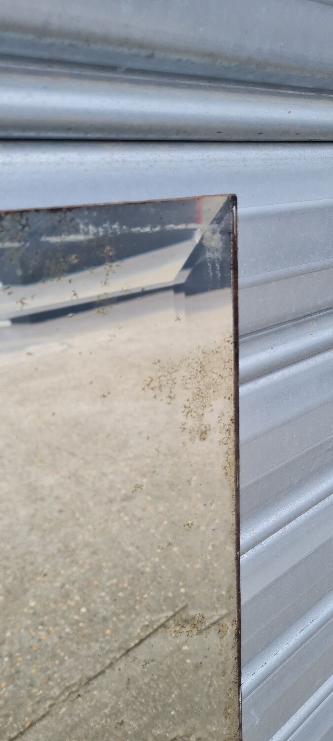 Art Deco beveled mirror