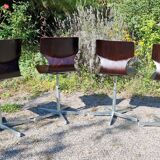 4 Pagwood Pagholz Flototo chairs from the 70s