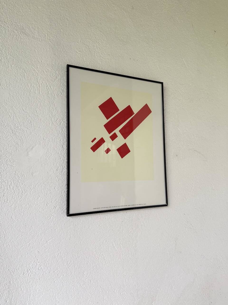 Set of 3 frames with Casimir Malevic lithographs