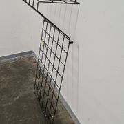 Vintage metal coat and hat rack