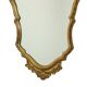 Classic Gold Leaf Mirror Crested Mirror Baroque Deknudt