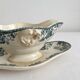 Opaque ironstone sauce boat "Bouquets de roses" from Gien