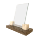 Photo holder in old marble period art deco