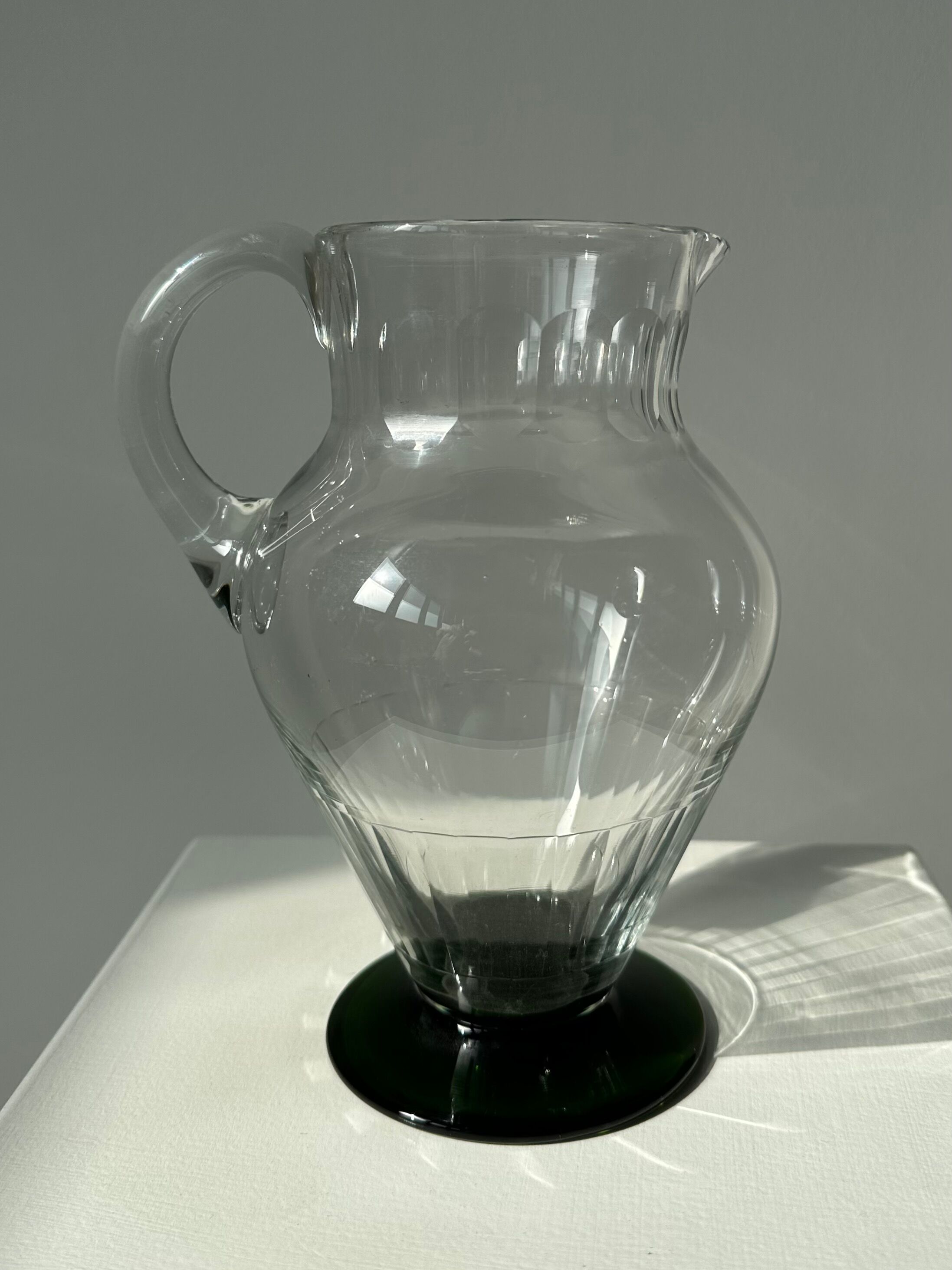 Vintage glass decanter