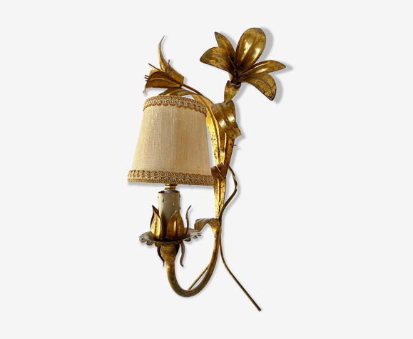Applique doré fleurs