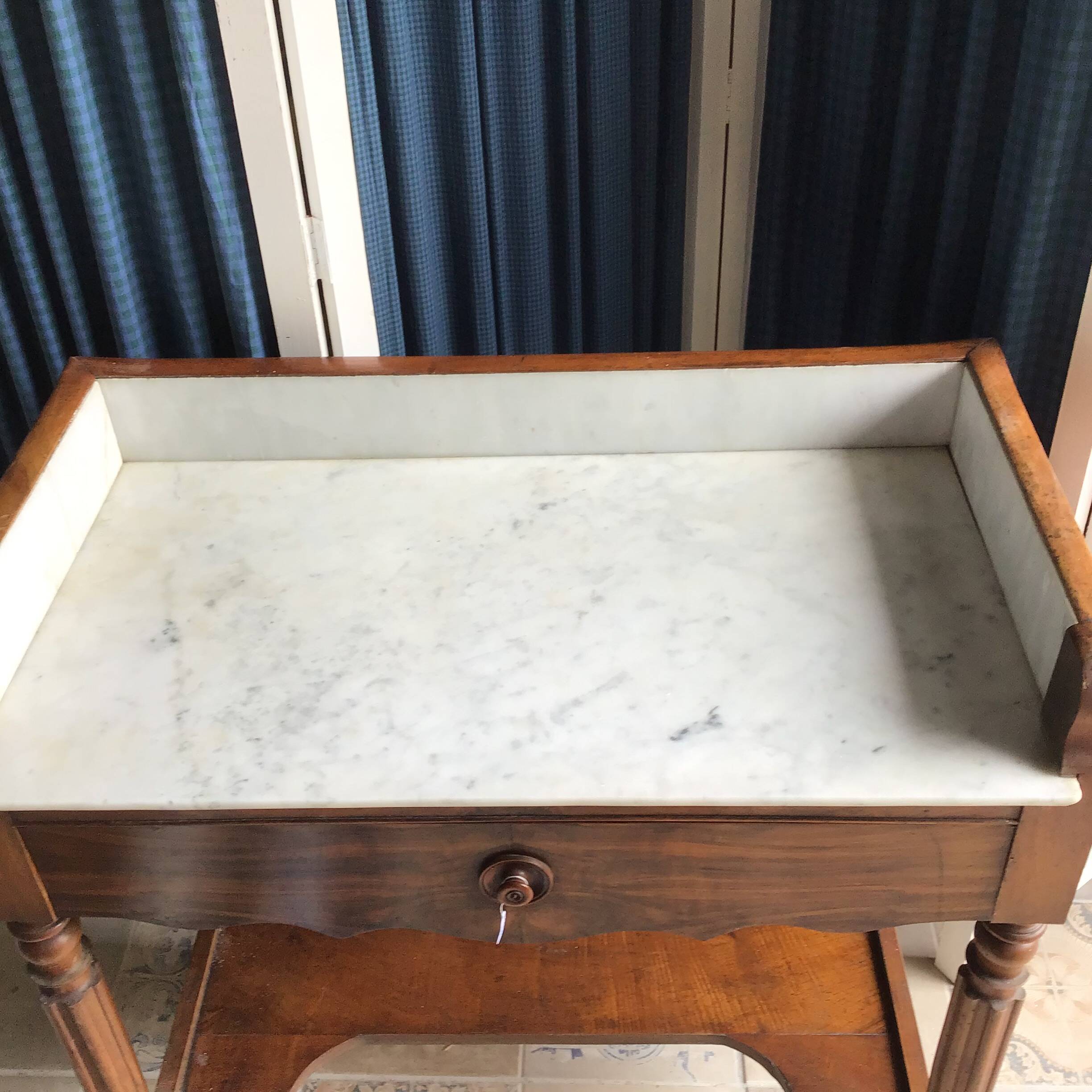 Bathroom furniture, dressing table, marble top