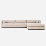 Corner sofa sztokholm beige, scandinavian design