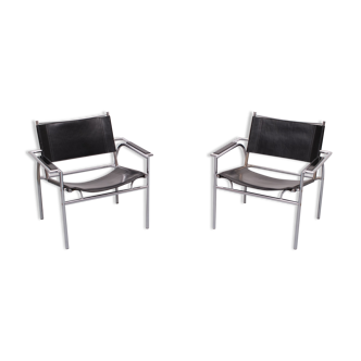 Lounge Chairs Leolux Gerard Vollenbrock 1980s