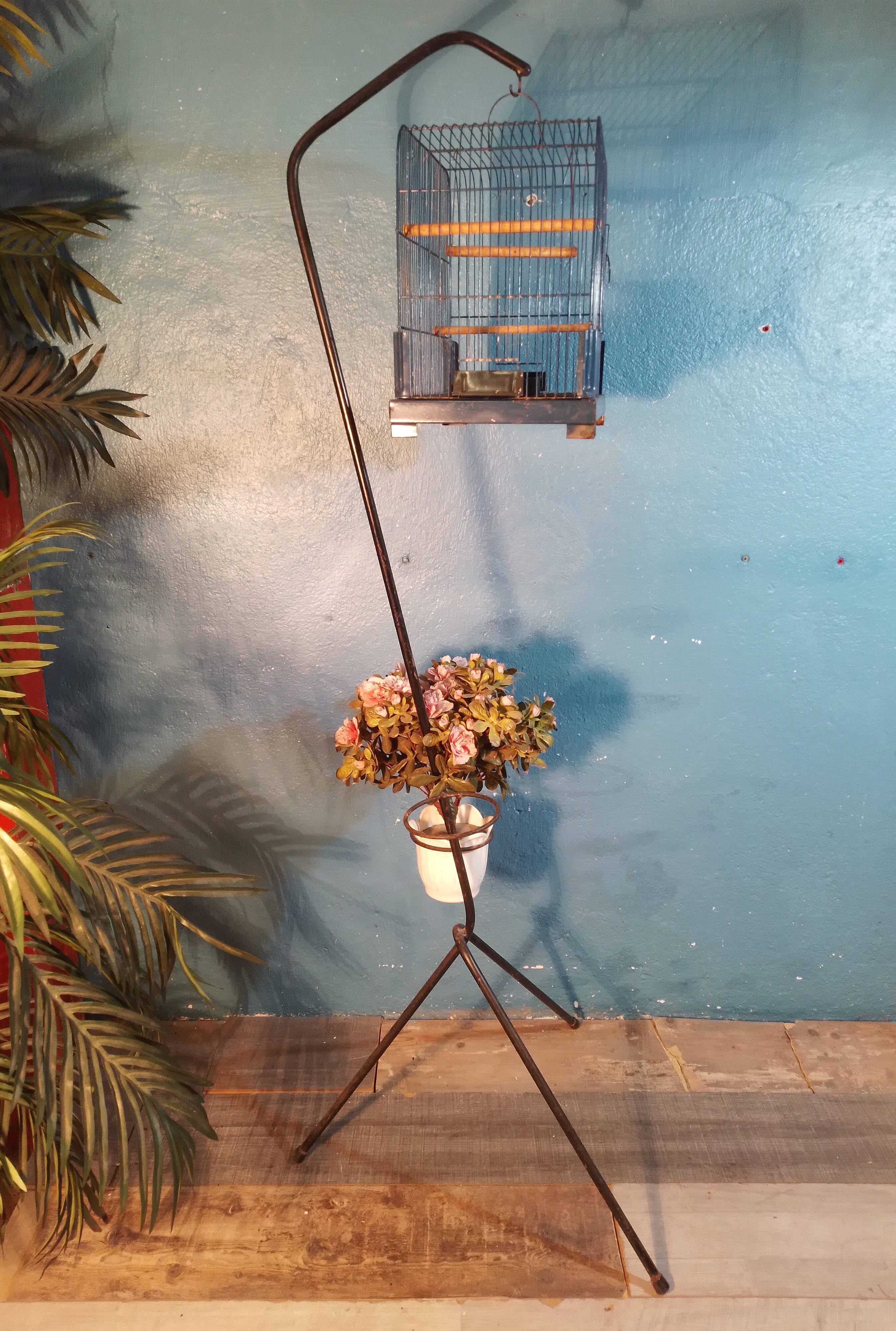 Cage and plant stand 1960s