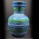 Vintage Bitossi Rimini Blue Vase by Aldo Londi