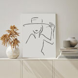 Madame no°7 - 30x42cm