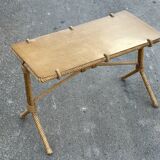 Table basse en corde design vintage années 60