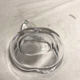Cendrier cristal vannes France forme pomme vintage