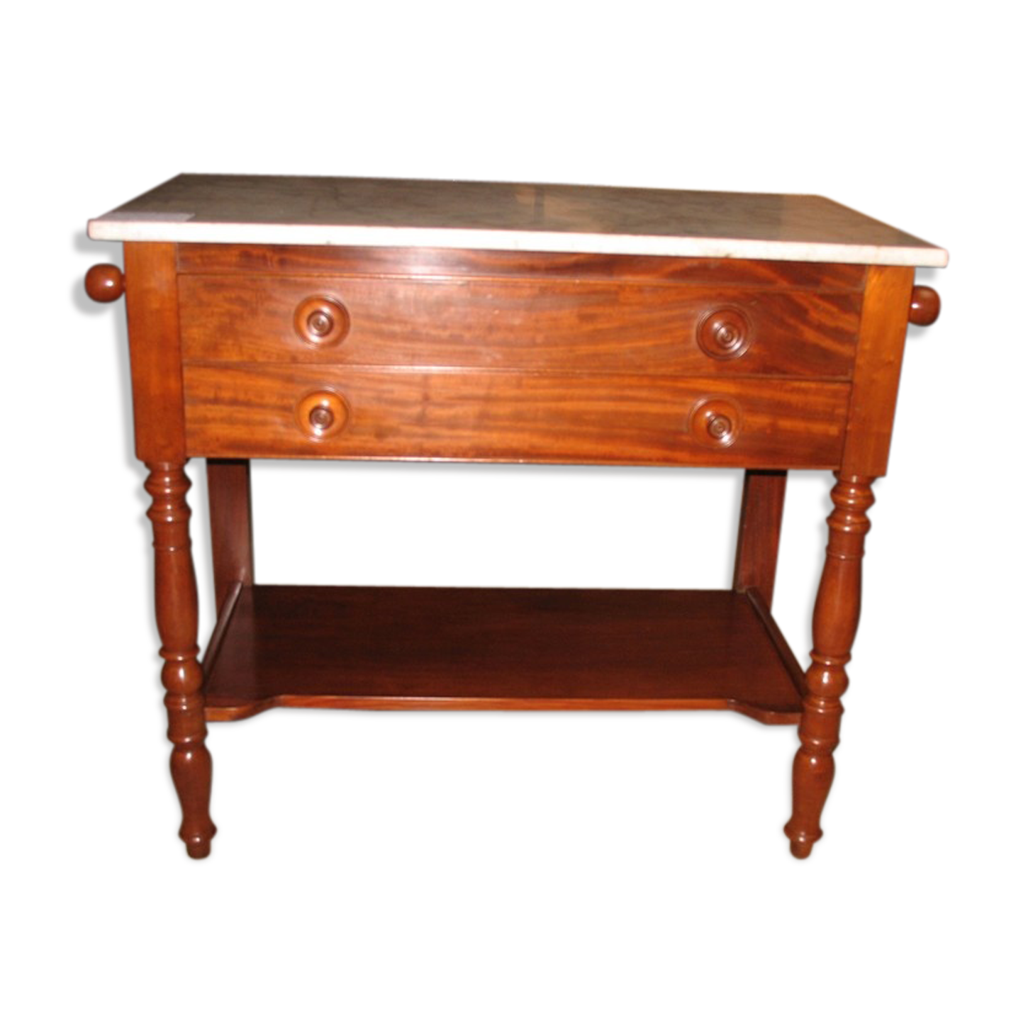 Table de toilette acajou XIXeme