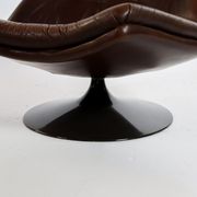 Leather F511 Lounge Chair by Geoffrey Harcourt for Artifort 1960s